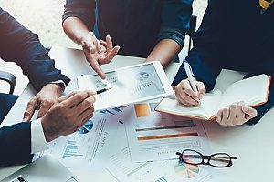 a tech startup looking at data after they have suffered a data breach so that they can speak with a technology insurance company