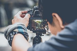 a man filming for a production company that has excess liability insurance