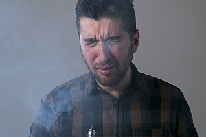New cannabis covered with Liability Insurance user coughing