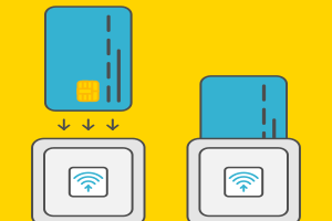 Chip on credit cards used to avoid credit card skimming