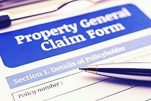 property insurance claim form needed for cannabis company