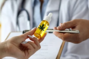 Cannabis Sample in Bottle