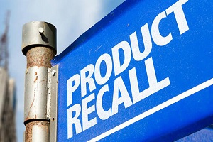 product recall on blue plate