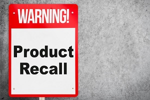 product recall warning board
