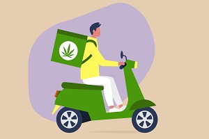 delivery of cbd concept