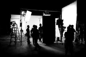 scene at film set