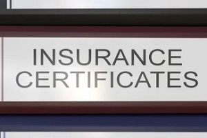 insurance certificates