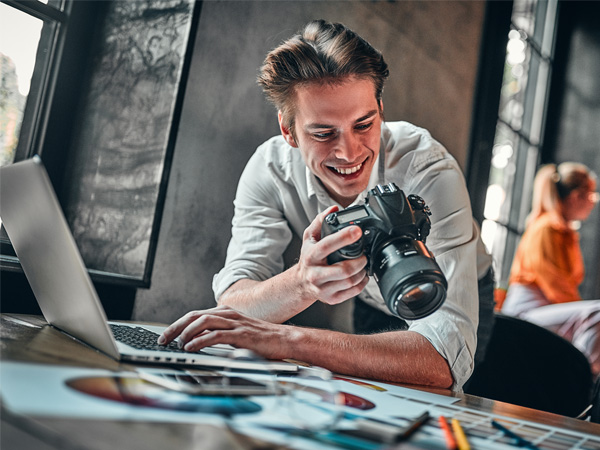 Photographer Working