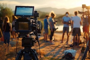 outdoor film shooting