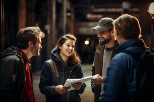 Film Producers Discussing Project to Shoot in North America