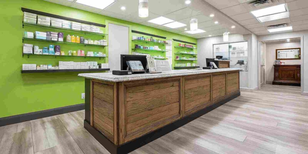 Interior of A Cannabis Dispensary