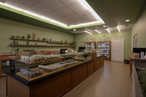 Cannabis Products Stored in A Dispensary
