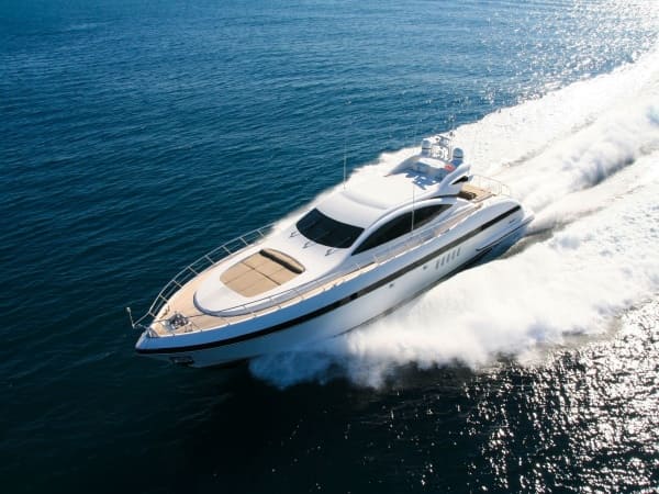 Yacht on the water